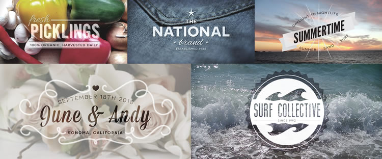 精致有型！15组复古LOGO和徽章模板免费打包下载