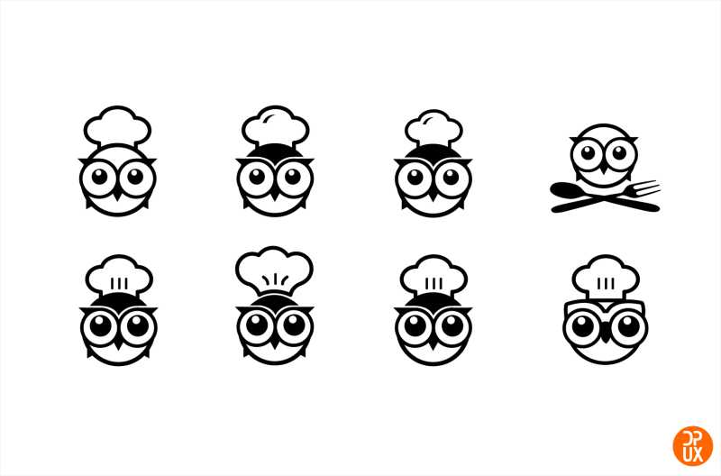 LOGO案例实战！大众点评智慧餐厅Logo设计全过程总结