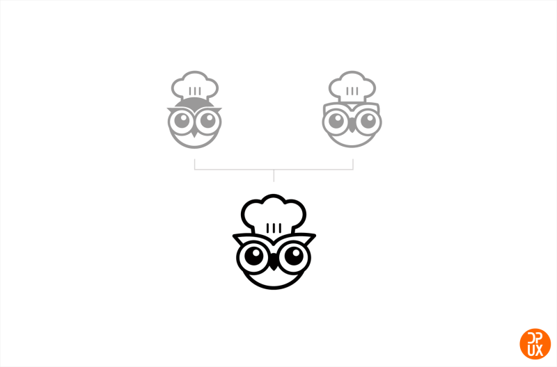 LOGO案例实战！大众点评智慧餐厅Logo设计全过程总结