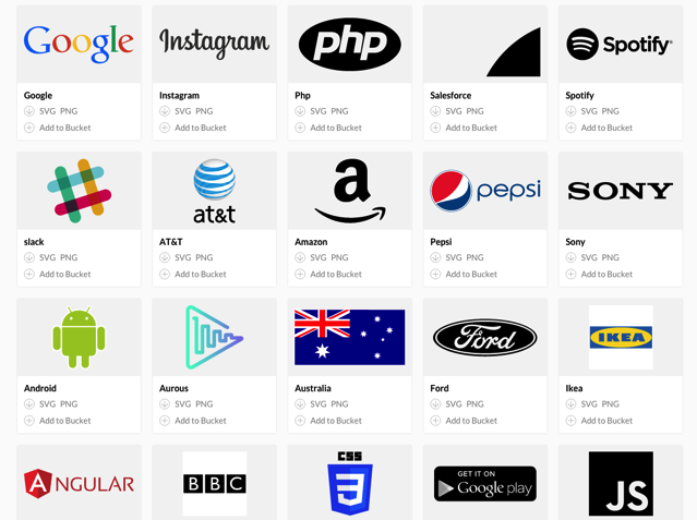 超实用！提供数千种LOGO矢量图（SVG/PNG）免费下载的网站